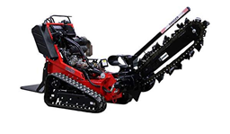 Trench digger, <122 cm, tracked, self-propelled, petrol