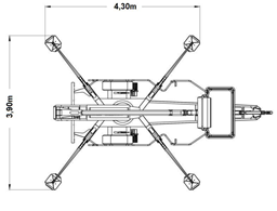 Прицепной телескопический подъемник с корзиной (220В), 21м