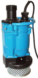 Tsurumi dirt/water pump, 800l/min ,DN75mm ,400V