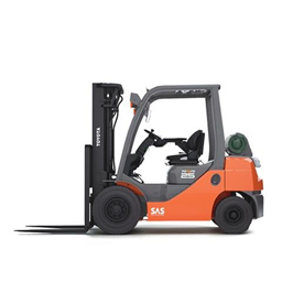 Warehouse forklift, <2.5t, gas