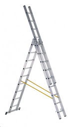 Алюминиевая лестница-трансформер, 8,9м (3x13)